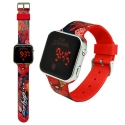 Spiderman Orologio Da Polso Bambini Giocattolo Digitale Led Originale Logo Watch