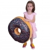 Giant Multicolor Donut 60 cm Plush Girabrilla Sequins Sequins Huge Pillow