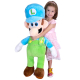 Super Mario Luigi Fuoco 100cm Giant Plush Original Nintendo Boys Children
