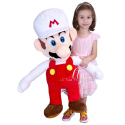 Super Mario Fuoco ( 90cm ) Peluche Gigante, Originale Nintendo Bambini Ragazzi