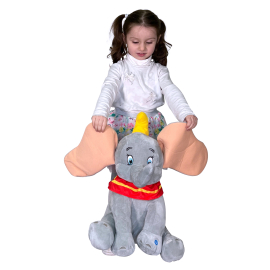 Peluche Disney Dumbo Elefante 50cm con suono Originale Ragazza Bambina