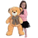Ivon Orso Peluche 80cm Beige Grande , Bambini Adulti