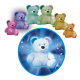 Heart Bear 35cm Purple Lights Sounds in Box Children's Star Projector