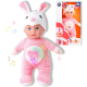 Baby Sunki Bambola 30cm Coniglio Rosa Ninnananna Suoni in Scatola Bambini +0