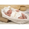 Arias Bambola Reborn Aday 40cm Bambolotto Neonato in Scatola + Ciuccio Originale