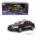 Alfa Romeo Giulia Carabinieri Metal Model Bburago Collection Scale 1:24