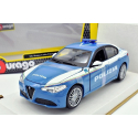 Alfa Romeo Giulia Police Metal Model Bburago Collection Scale 1:24