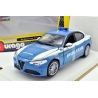 Alfa Romeo Giulia Polizia Modellino Metallo Bburago Collezione Scala 1:24