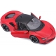 Alfa Romeo Giulietta Rosso Modellino Metallo Bburago Collezione Scala 1:24