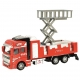 Camion Pompieri Scala Allungabile Modellino in Metallo Metal World Scala 1:43