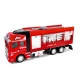 Camion Pompieri Autopompa Modellino in Metallo Metal World Scala 1:43