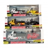 3x Carro Attrezzi + Auto Modellino Metallo Metal Kids Scala 1:43