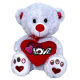 Orso 50cm Grande Peluche con Cuore I Love You San Valentino Fucsia
