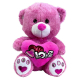 Bear 50cm Gold, Silver Thread Big Plush with Valentine's Love Heart