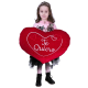 Cuscino Peluche XXL Cuore Gigante 65cm Te Quiero Rosso Versione San Valentino