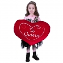 Cuscino Peluche XXL Cuore Gigante 65cm Te Quiero Rosso Versione San Valentino