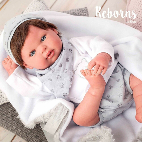 Arias Reborn Doll Emma 45cm Realistic Newborn Doll in Box