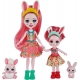 Enchantimals Kitchen Playset with Doll and Toy Accessories for Children