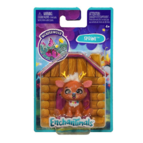 Nari Enchantimals Amici Cuccioli Figurina da Collezione e Gioco 4-5cm Modelli Assorti