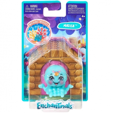 Largo Enchantimals Amici Cuccioli Figurina da Collezione e Gioco 4-5cm Modelli Assorti