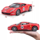 Ferrari 488 Challenge Racing Scala 1:24 Modellino Metallo Bburago Collezione
