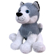 Peluche Gigante Cane Siberian Husky 120 cm Bambini Adulti