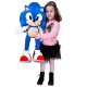 Sonic Peluche 100cm Gigante The Hedgehog Riccio Blu Originale Ragazzi Bambini 0+