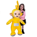 Teletubbies Laa Laa 100 cm Giallo Peluche Gigante Soft Toy in Velluto