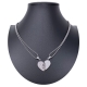 "A" Set Fine Necklace + Earrings P.luce Initial Letter Steel + Box