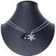 Puzzle Cuore Argen Oro Ciondolo Spezzato 2x Collana Acciaio Uomo Donna Amici A27