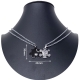 Puzzle Cuore Argen Oro Ciondolo Spezzato 2x Collana Acciaio Uomo Donna Amici A27