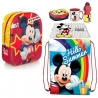 Disney Mickey Mouse set 3D Backpack, Sport Bag, Kindergarten School Snack Set