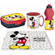 Disney Mickey Mouse set 3D Backpack, Sport Bag, Kindergarten School Snack Set