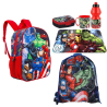 Avengers Marvel 3D Backpack Kindergarten School Snack Cup Bottle Bag