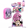 Minnie Stripes Unicorn Disney 3D Backpack Kindergarten School Bag Bottle Snack
