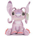 Angel Glitter Cromato Medio 34cm Peluche Con Suono Disney 100 anni Lilo & Stitch