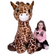 Giraffa Seduta 105 cm Peluche Gigante Zoo Soft Plush Size XXL