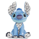 Stitch Glitter Cromato Medio 34cm Peluche Con Suono Disney 100 anni Lilo & Stitch