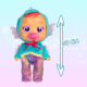CRY BABIES Dressy Coney il Coniglio Bambola Interattiva Piange Lacrime Vere