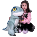 Velociraptor 60cm Plush Dinosaur Jurassic World Dominion Large Soft Plush Size XL