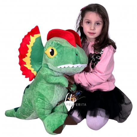 Velociraptor 60cm Peluche Dinosauro Jurassic World Dominion Grande Soft Plush Size XL