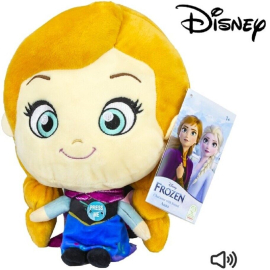 Frozen Anna e Elsa Peluche 27cm Bambola Originale Disney con Suono