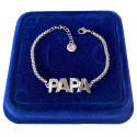 Bracelet Family Dad Pope's Day in Steel for Men