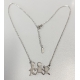 Necklace Family Mom Dad Son Son in Steel for Women