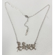 Family Necklace Mom Dad Daughter Female and Male Steel for Women