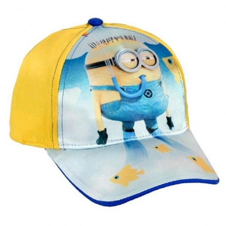 Minions Aqua Green Baseball Cap Kids Cotton Blend