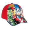 Avengers Cappello con visiera Rosso Baseball Bambini taglia 52 Cotone