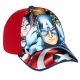 Avengers Cap with visor Red Baseball Children from 3 to 5 years Cotton