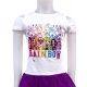 Rainbow High Dolls Purple Summer Dress Cotton Party Dress Girl 4-9years