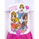 Disney Principesse Abito Estivo Cotone Vestito Festa Bambina 4-9anni